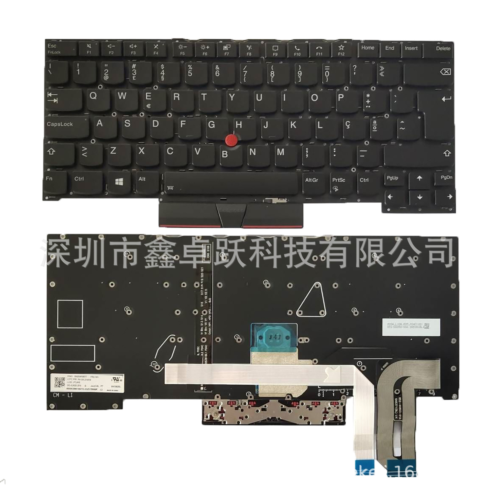 po 适用 lenovo thinkpad t14s sn20w19590 笔记本电脑背光键盘