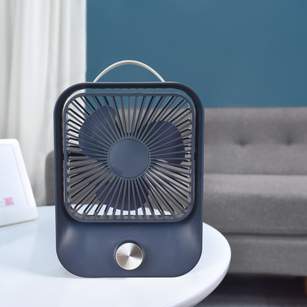 创意家居卧室小风扇 usb充电便携简约风扇学生无极调风静音风扇
