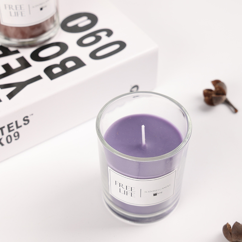 2023 New Office Home Smoke-Free Aromatherapy Candle English Pear Lavender Midnight Jasmine Aromatherapy Candle