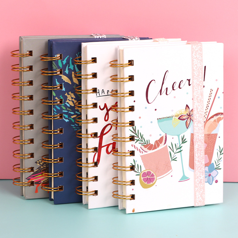线圈本笔记本定制批发可爱外贸日记本手帐小本子螺旋创意记事本
