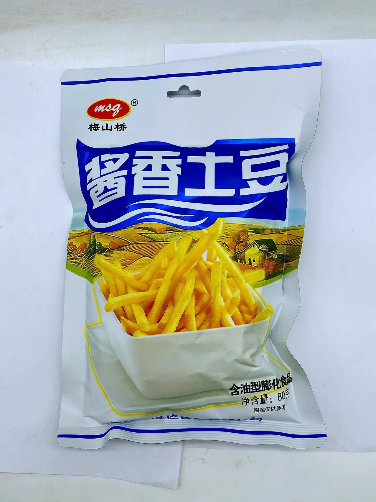 尚绿汇自营 梅山桥酱香土豆80g休闲零食土豆条 食品混批