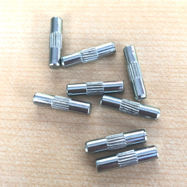 厂家定做2mm不锈钢铁销子 镀锌圆柱销 304搓花直纹咬花定位销