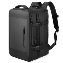 KINGSGEAR可扩容背包大容量男士双肩电脑包17吋出差商务旅行书包