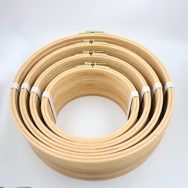 厂家现货 处理榉木绣绷 diy实木刺绣圈 木质绣花圈 环保木圈