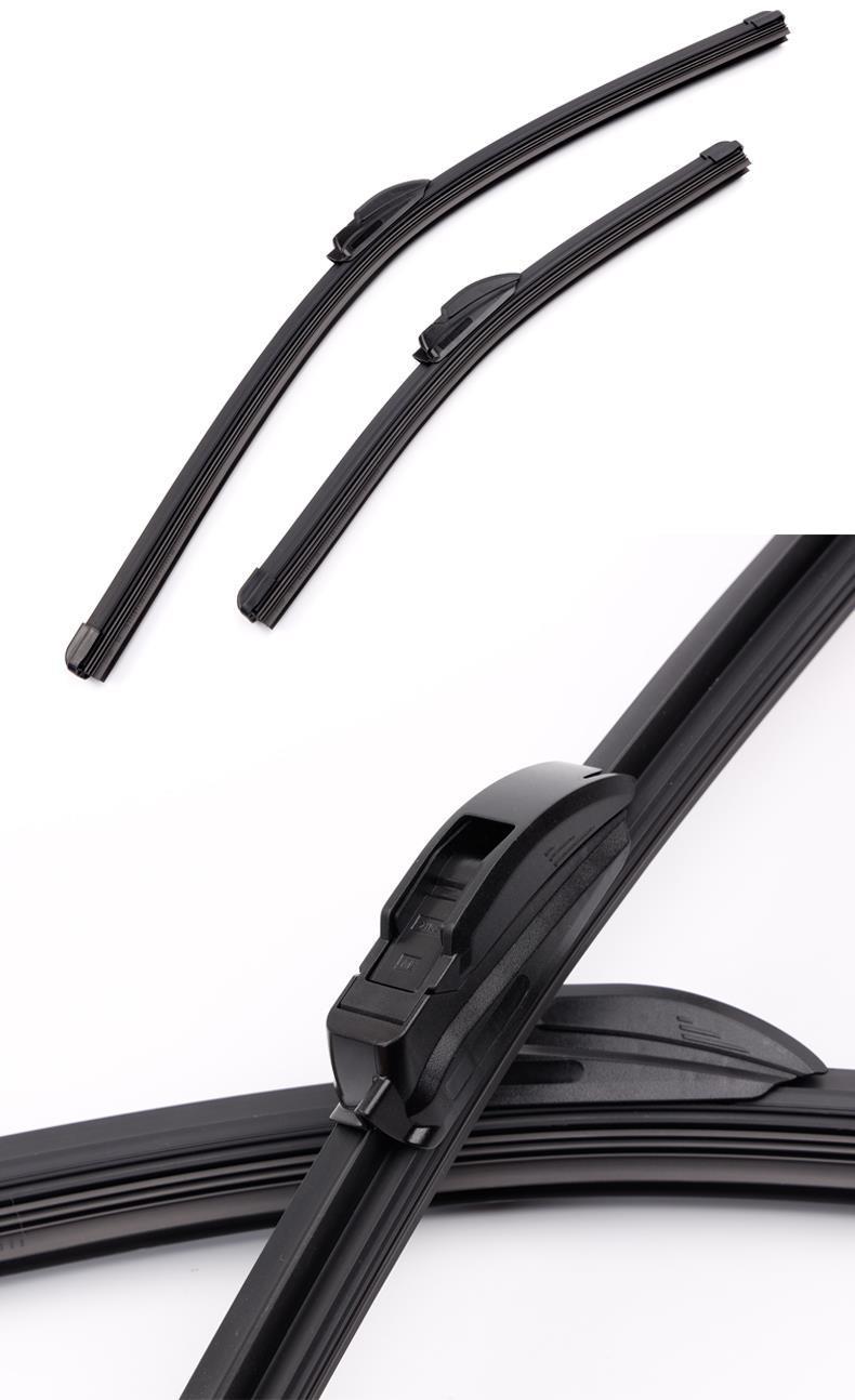通用双轨四层胶条汽车无骨雨刮器高清静音雨刷片原装品质雨刷刮条