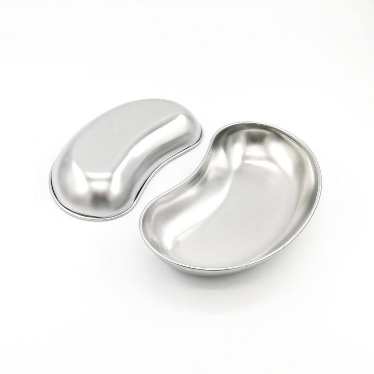 器械304不锈钢深弯盘 托盘防碘伏大中小消毒置物盘腰子盘