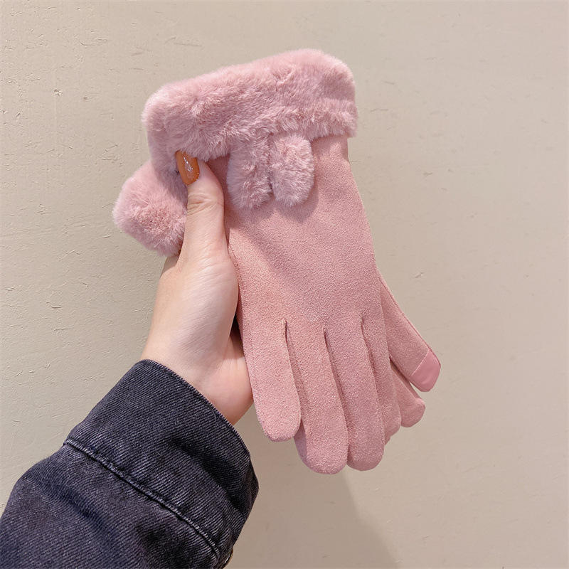 电动摩托车棉手套冬季男保暖加绒加厚骑行登山防水防风寒滑雪手套