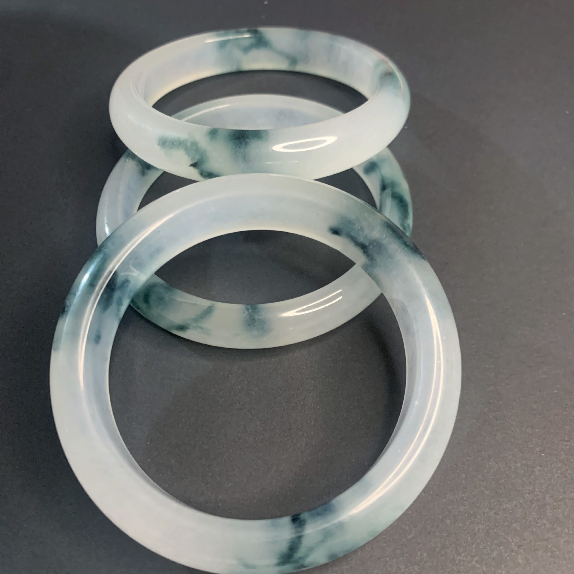 手镯老坑冰种飘翠