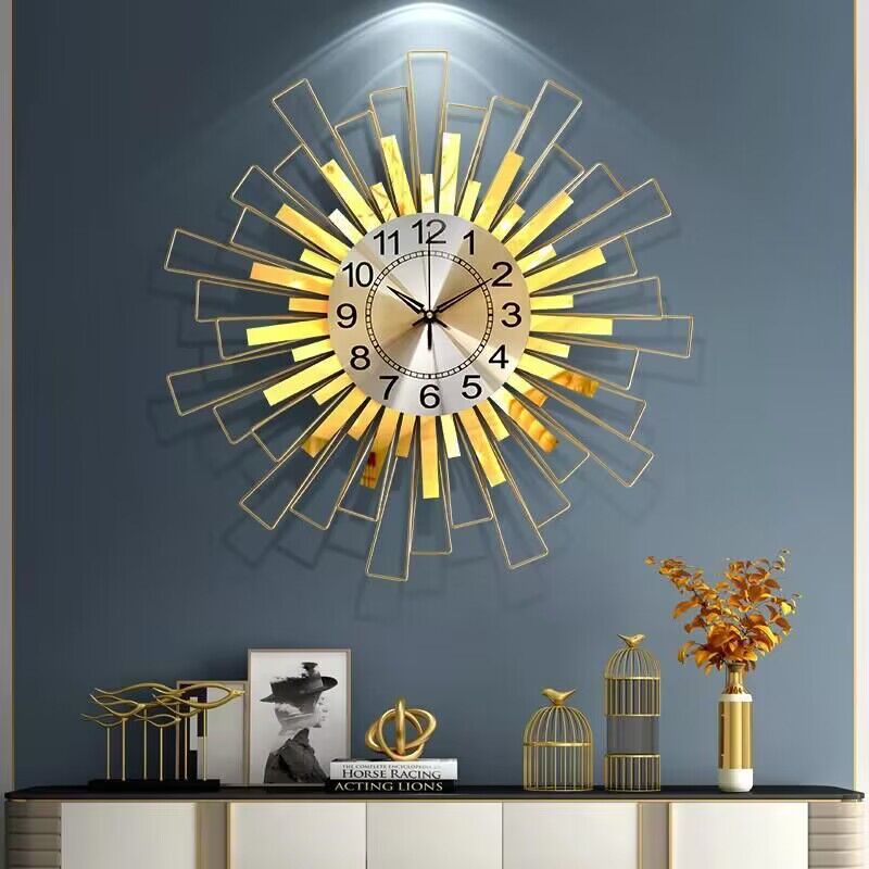 Clock Wall Clock Living Room Home Affordable Luxury Fashion Pocket Watch Modern Simple and Fashionable Creative Clock Decoration Bedroom Noiseless Clock
