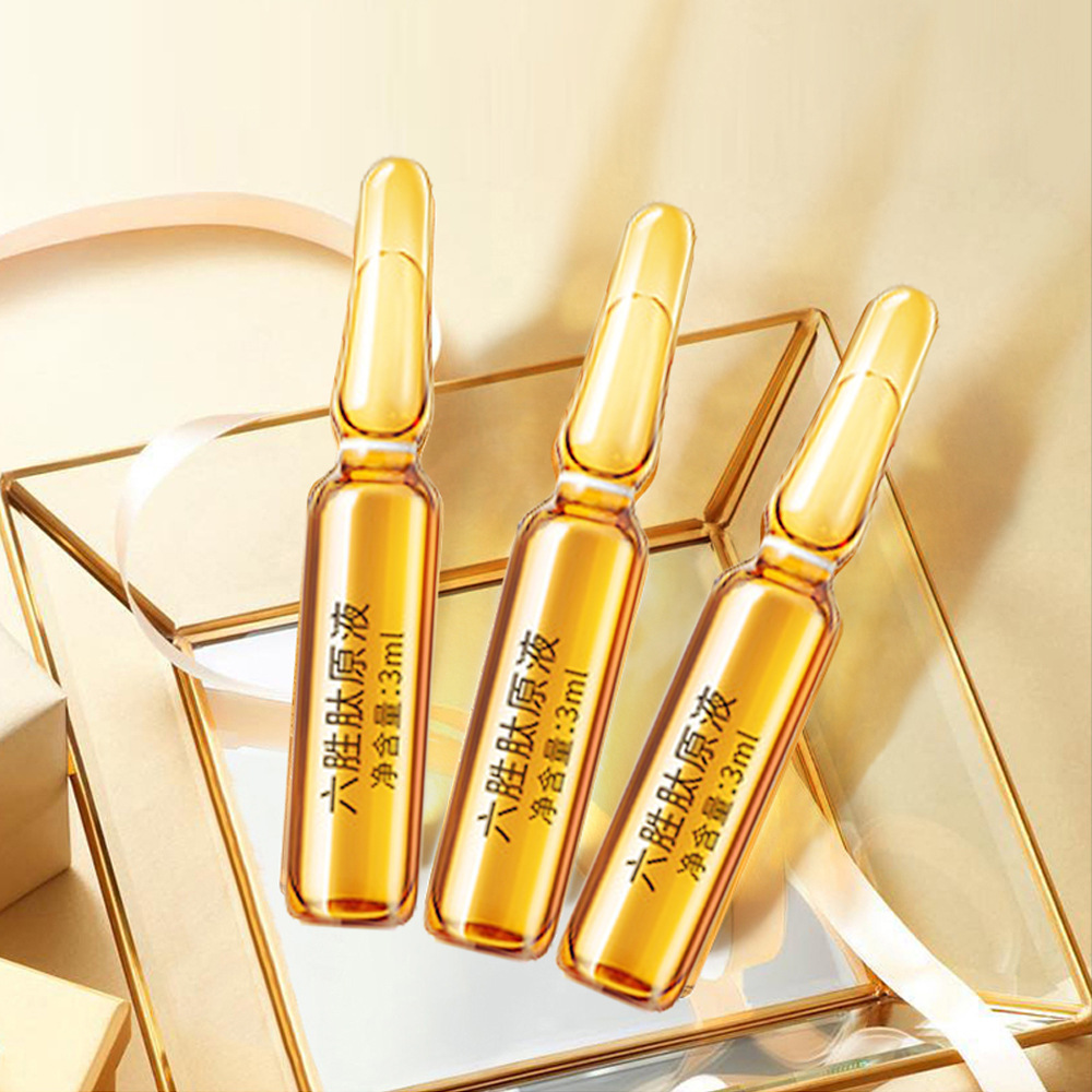 yyq跨境外贸亚马逊六胜肽原液 淡细纹护肤品补水保湿精华液批发