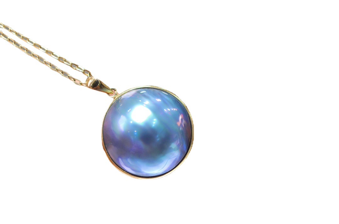 天然淡水珍珠马贝珍珠 高品质星空蓝真多麻色色-阿里巴巴