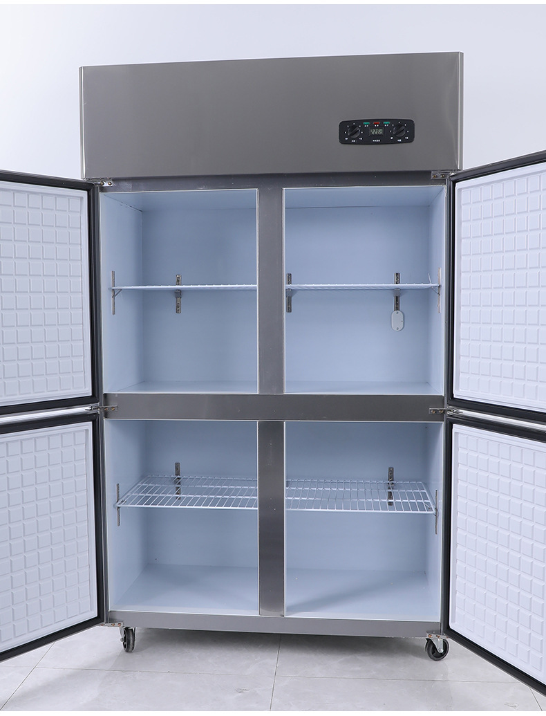 韩冰双温厨房冰箱 冷冻冷藏四门六门立式商用酒店大容量保鲜冷柜