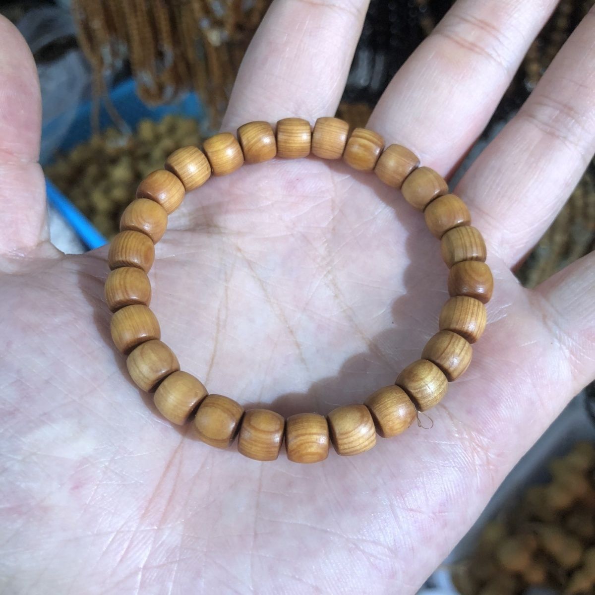 精品太行柏木手串直切男女老型手链天然单圈文玩佛珠-阿里巴巴