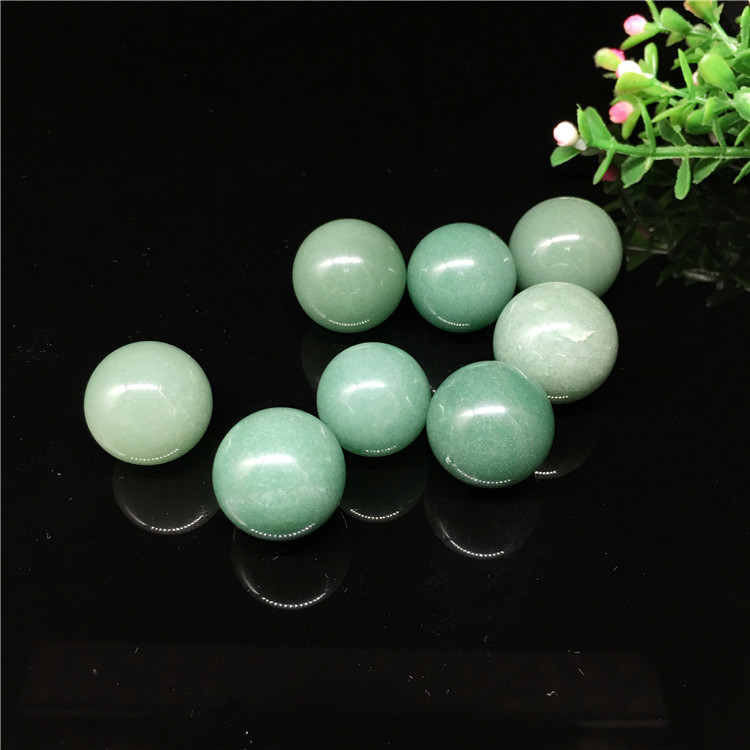 厂家直供 天然东陵玉水晶球 绿东陵玉七星阵小球家居风水摆件饰品