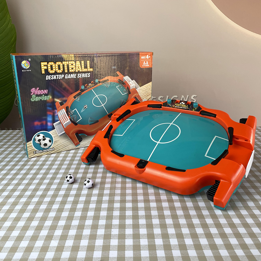 跨境迷你亲子互动儿童益智足球游戏机双人对战桌面益智玩具弹球台