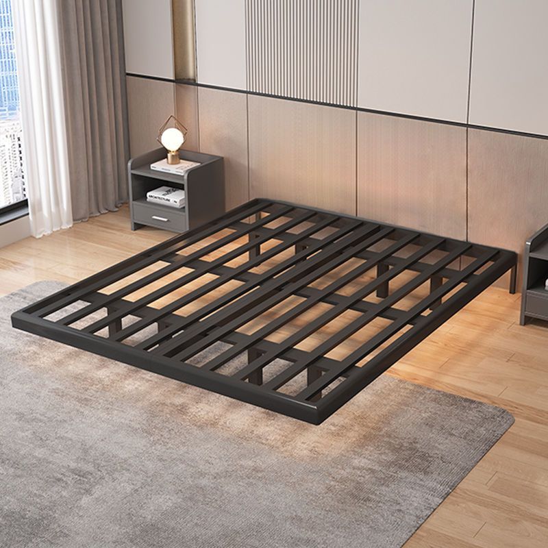 悬浮床钢架无床头简约铁艺排骨床架公寓主卧小户型双人悬空独立站