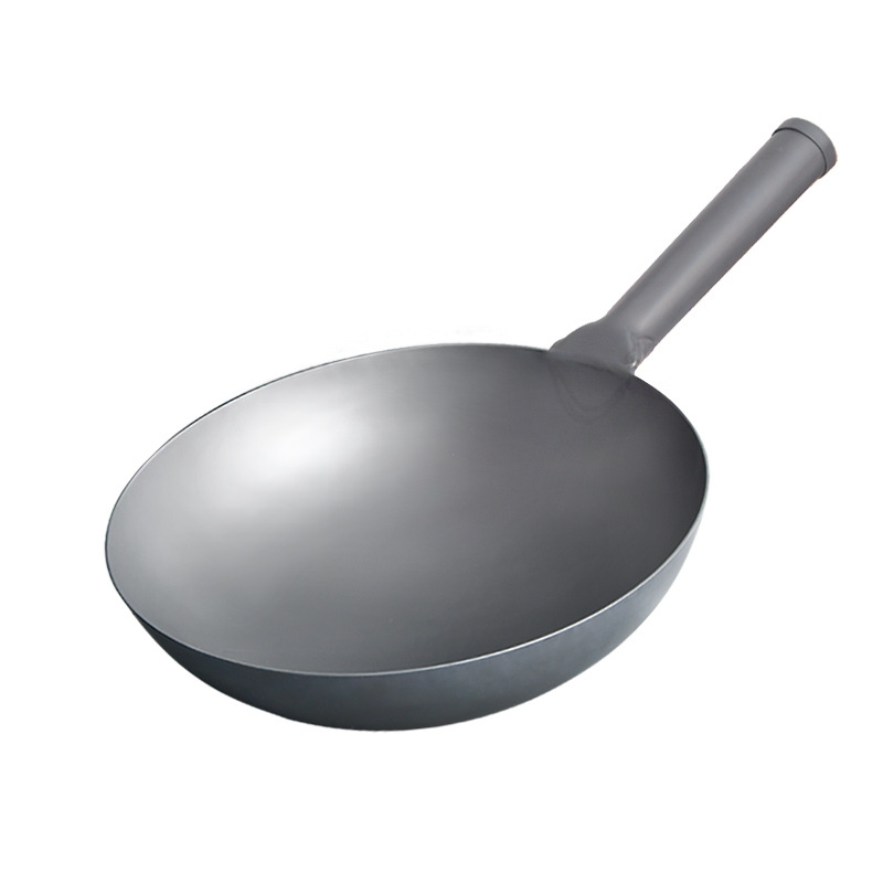 卢记钛锅不粘锅炒锅家用燃气灶适用无涂层超轻不沾炒锅纯钛炒菜锅