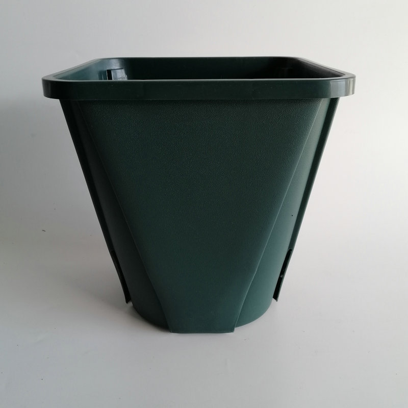 f9方形控根纯色加仑盆 透气排水塑料花盆 阳台种花种菜多肉花盆