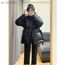 欧洲站短款羽绒服女士小个子冬季新款立领棉服加厚面包服外套新款