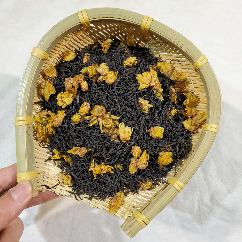 2022新茶腊梅九曲红梅花草茶工夫红茶叶批发货源冷萃茶耐泡茶饮料