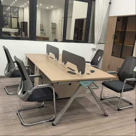 职员办公桌员工位简约电脑办公桌椅组合财务隔断式挡板屏风办公桌