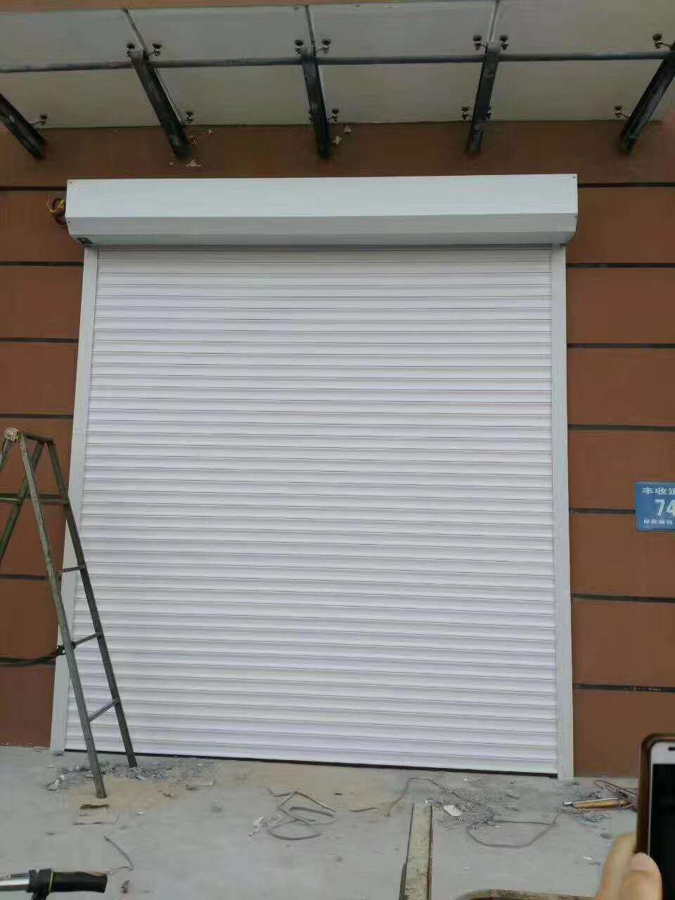 湖北卷闸门工程武汉电动门遥控抗风门厂家湖北铝合金卷帘门价格