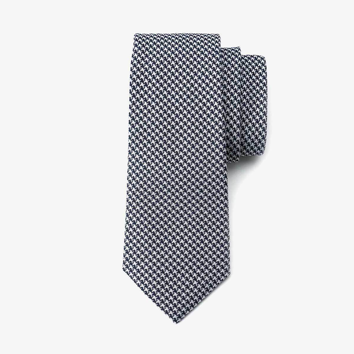 haddon & burley 2024男士新款春秋款韩版千鸟格素色色织真丝领带