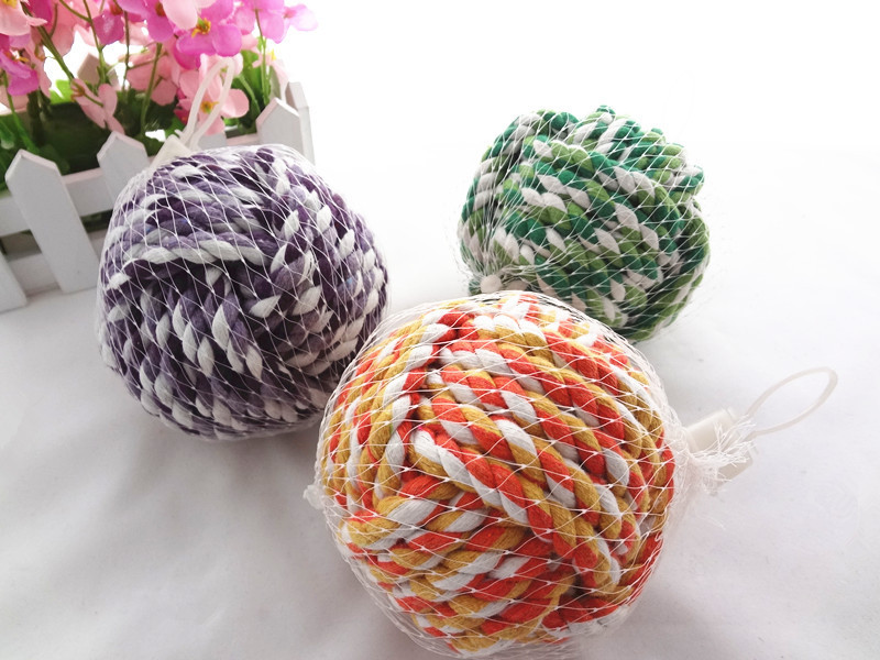 宠物狗狗玩具球线球绳球麻绳编织球猫玩具球绳结耐咬玩具大小号