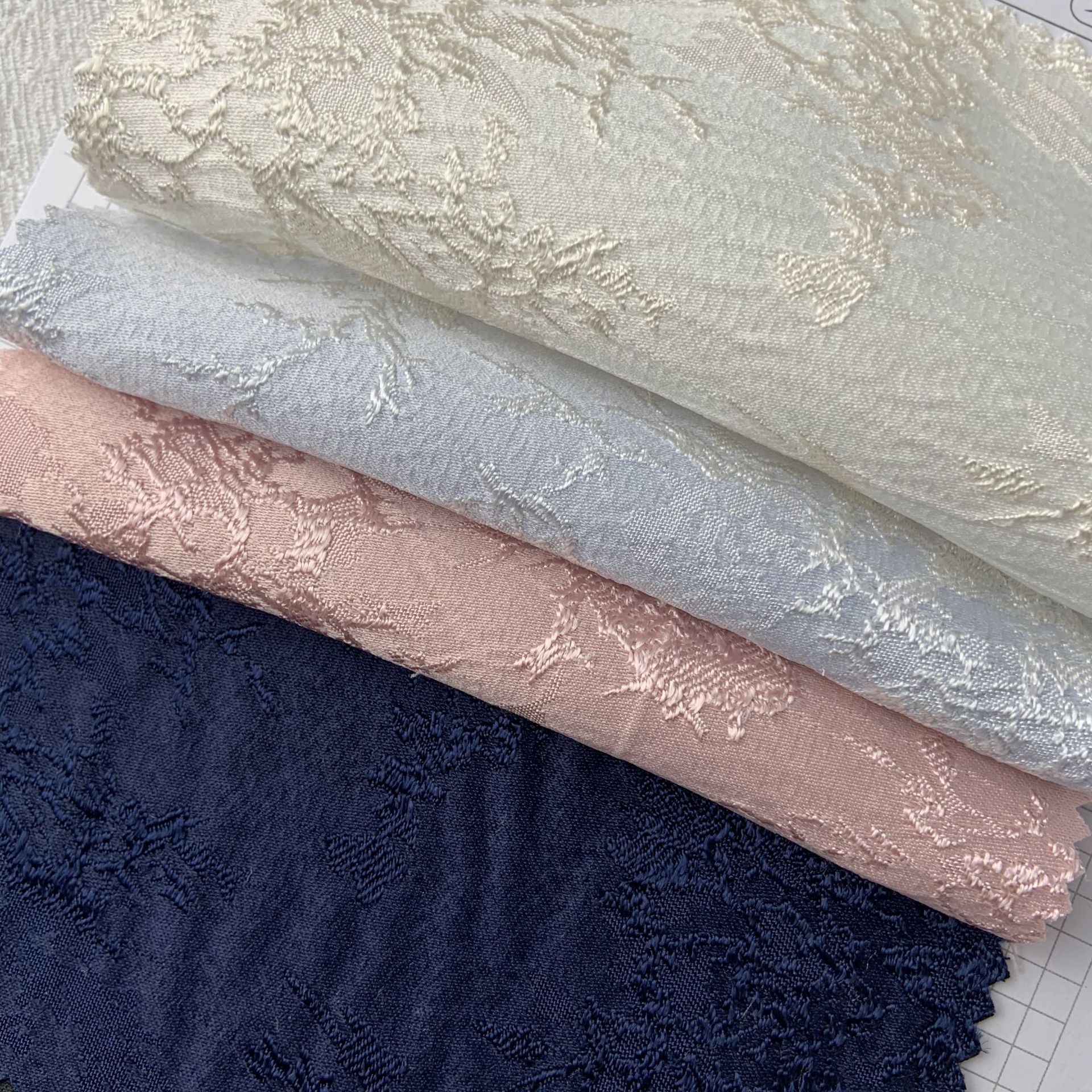 花萝!古风布料 人丝人棉提花面料汉服布料 旗袍襦裙马面裙 面料