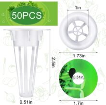 水培种植机植物生长篮无土栽培篮 AeroGarden 50个篮+50个遮光贴