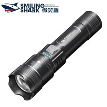 Super bright outdoor zoom long range spotlight led flashligh