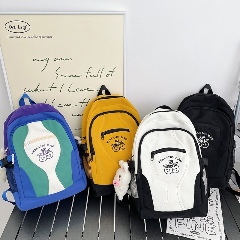 INS Schoolbag Female Middle School Student Junior High School Student College Students' Backpack Backpack