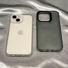 简约高级透明磨砂苹果13手机壳iPhone14promax新款15超薄12硅胶11