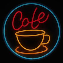 咖啡创意led氛围灯霓虹灯可定制 零售批发 柔性灯网红打卡餐厅