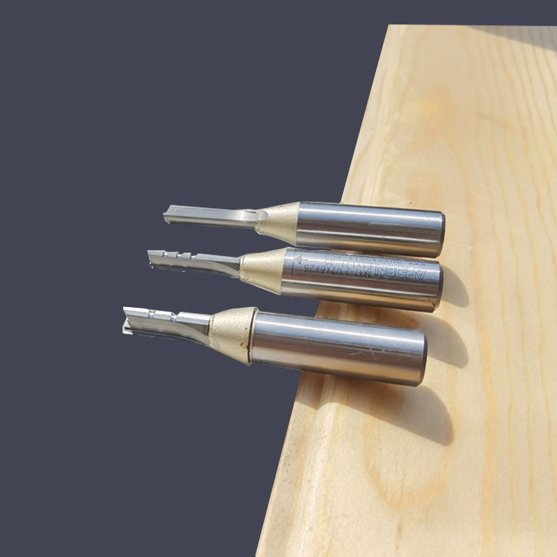 批发雅登三刃开料刀木工整体合金直刀数控夹开槽刀高速断屑切割刀