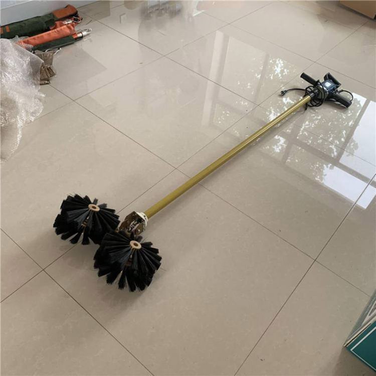 派邦树脂绝缘高压线缆清洁刷电力施工绝缘除尘毛刷带电清扫工具