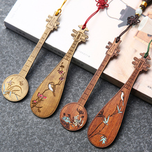 毕业古典中国风红木质乐器书签高档精致礼盒 故宫精美博物院创意