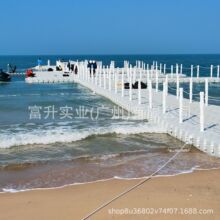 人工湖活动浮台 景区漂浮长廊 海上冲浪浮桥 PE塑胶浮筒厂家批发