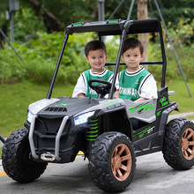 儿童电动车四轮汽车越野宝宝遥控玩具摇摆可坐大人亲子充电童车