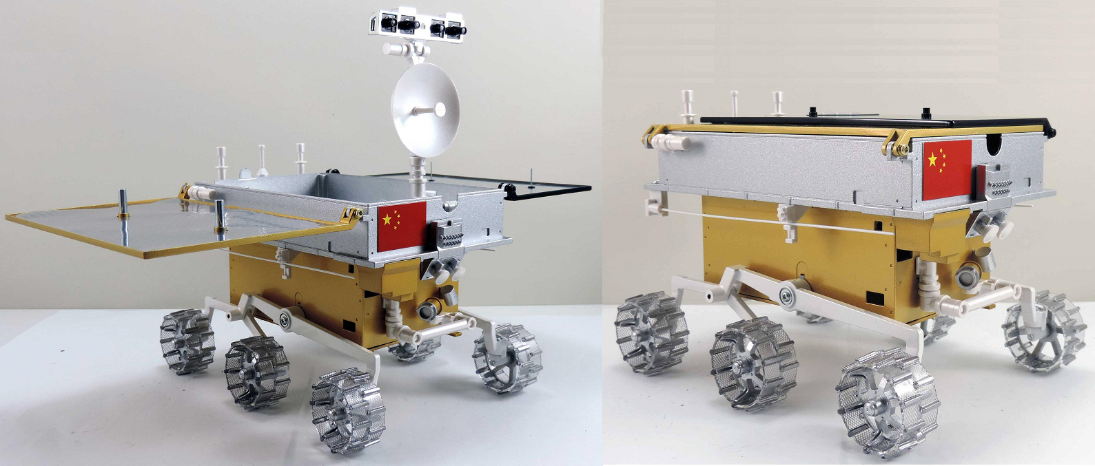 美驰图1:10火星车天问一号探测器祝融火星车模型仿真合金模型收藏