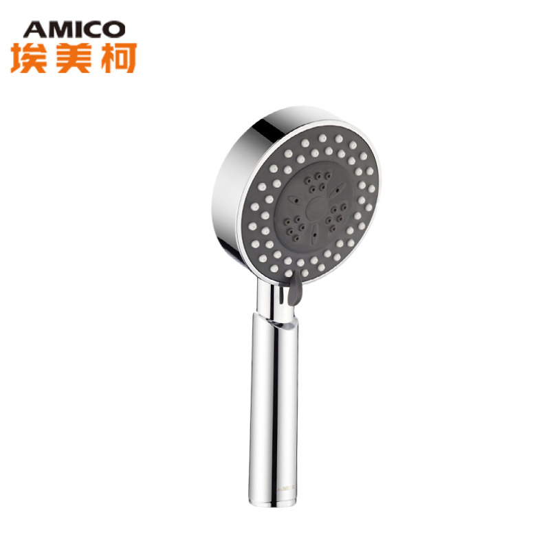 amico埃美柯abs多功能增压手持花洒喷淋浴莲蓬头支架软管工程批发