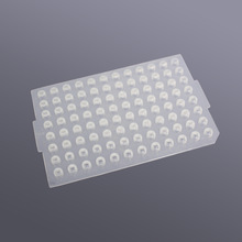 PCR板硅胶盖 96孔圆孔，5片/包，20包/箱 生物实验室耗材 PCR板