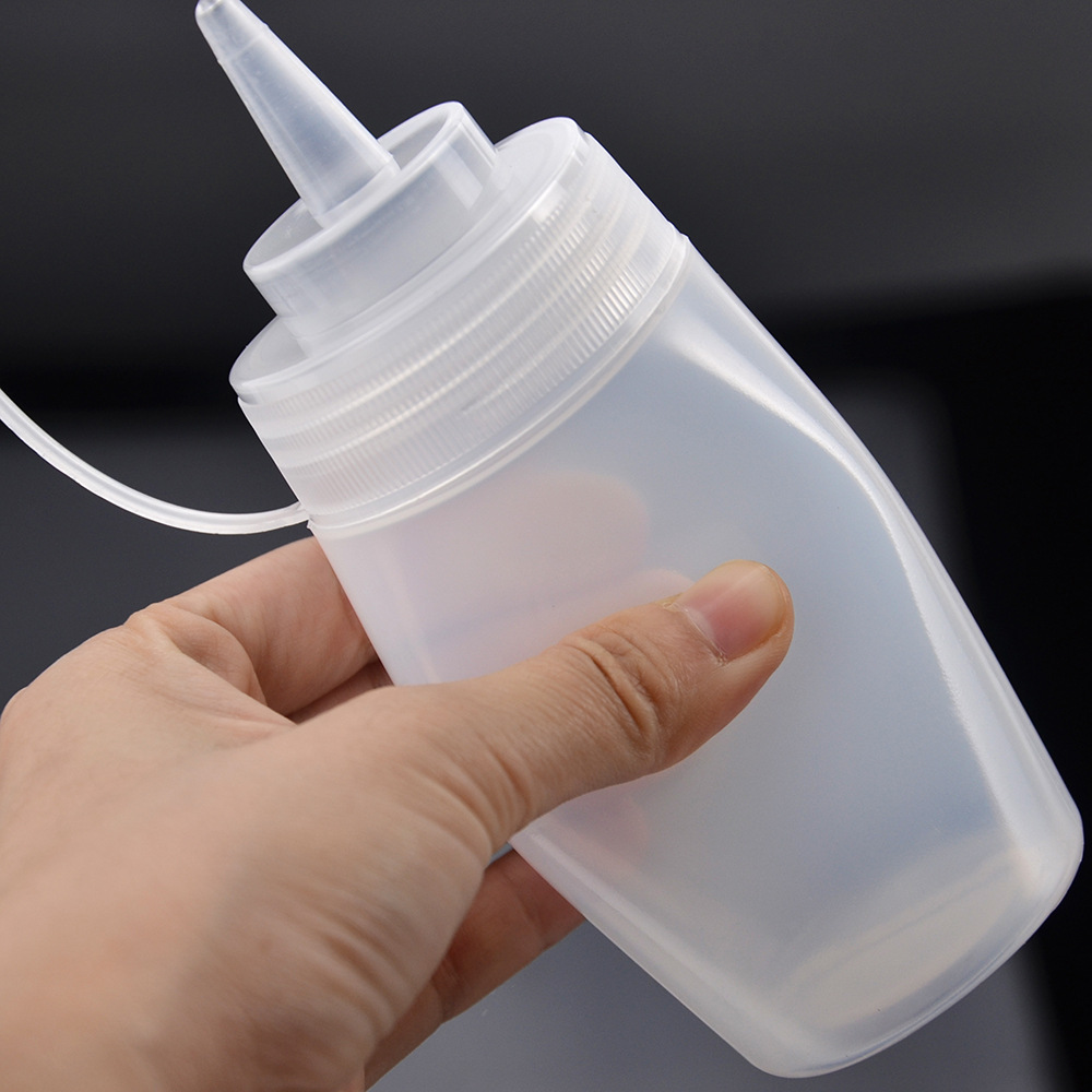 家用厨房用品塑料挤酱瓶 蜂蜜番茄果酱挤压瓶 沙拉耗油酱料尖嘴瓶