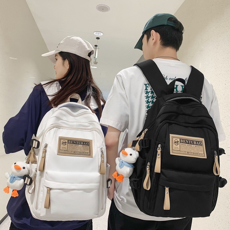 Schoolbag Backpack Fashion Student Schoolbag Japanese Schoolbag Simple Korean Style Junior and Middle School Students College Students' Backpack