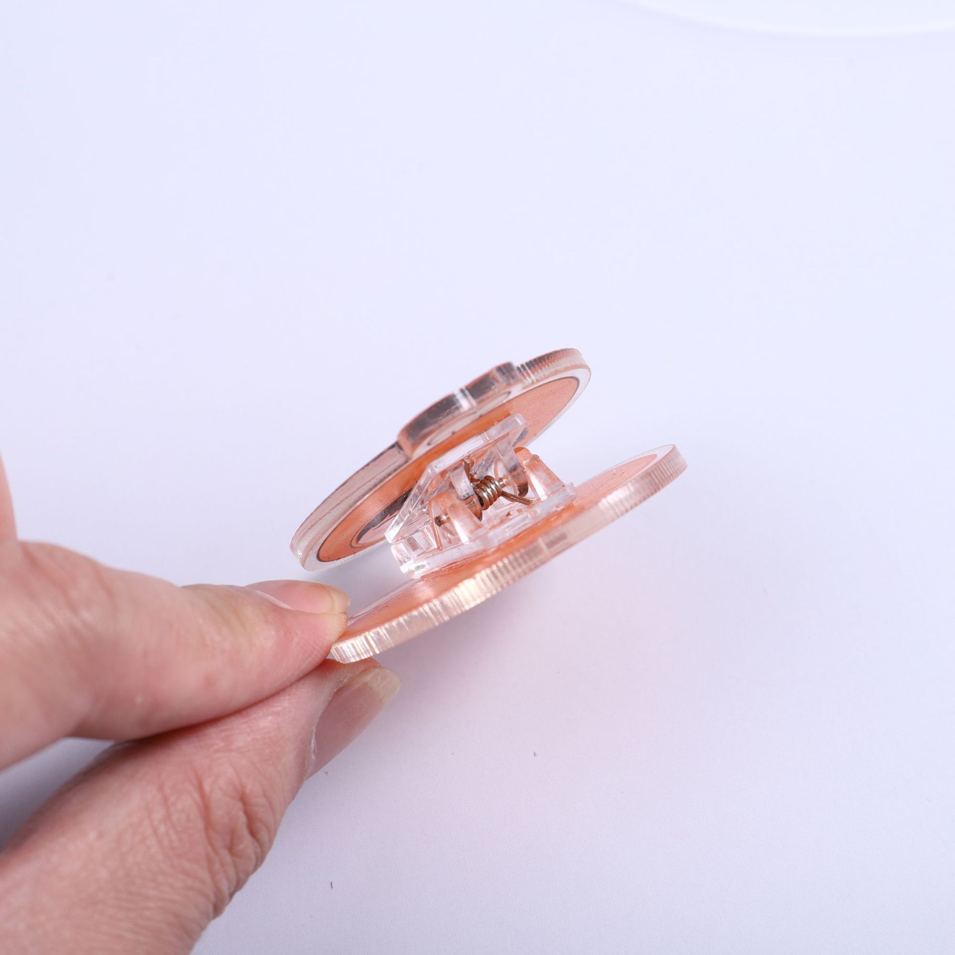 厂家定制亚克力透明pp夹子可爱动漫手账夹人物卡通明星透明书夹