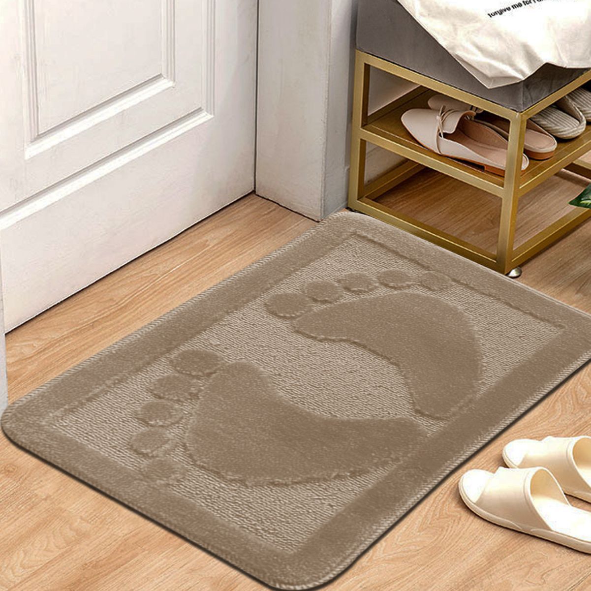 Factory Direct Sales Wholesale Bathroom Bathroom Bathroom Door Mat Door Stain-Resistant Water-Absorbing Non-Slip Mat