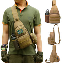 Military Tactical Sling Shoulder Bag Men Outdoor Hiking跨境