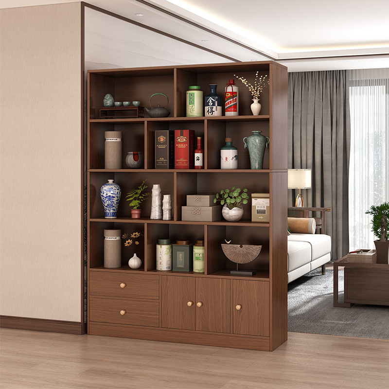 家用酒柜入户玄关柜客厅隔断柜现代简约屏风装饰柜落地酒柜置物柜