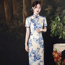 新中式改良旗袍新款2023年轻款少女性感修身气质高级感连衣裙夏季