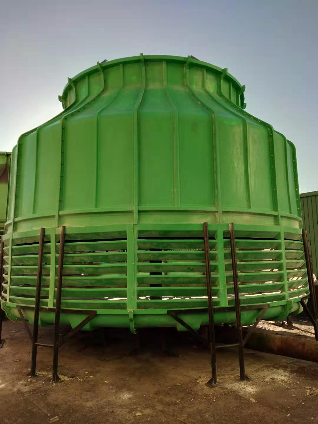 邹平直供100t玻璃钢冷却塔 无填料喷雾冷却塔逆流式凉水塔设计